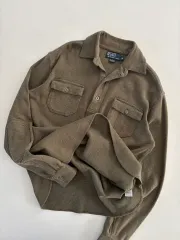 Polo ポロ ラルフローレン カーキ プルオーバー シャツ