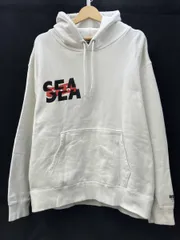 WIND AND SEA GOD SELECTION XXX ウィンダシー ゴッドセレクショントリプルエックス パーカー WDS XXX SP 07 L 白 ロゴ 刺繍 