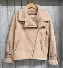 新品未使用タグ付】eimy istoire ネイビージャケット フリル付き