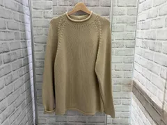 J.CREW/ロールネック/Mサイズ/ベージュ/90s/古着/ジェイクルー/コットンニット/6300120