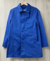 MACKINTOSH PHILOSOPHY マッキントッシュフィロソフィー H1C20-510-25 ステンカラーコート サイズ36 ブルー