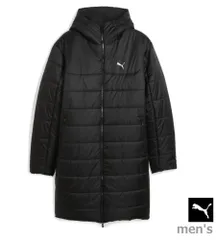 【新品】puma（プーマ） ESS フーデッド パデッド パーカー パッデド コート ベンチコート ダウン風ロングコート 通勤 通学 大きめサイズ 大きいサイズ 中綿コート 690926 01 BLK