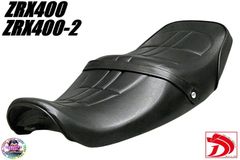 ZRX400 三段 シート 黒 赤 エナ 約40㎝/ ゼラペケ ZR400E