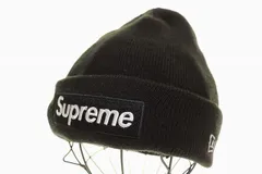 シュプリーム SUPREME × NEW ERA 23AW BOX LOGO BEANIE BLACK ニューエラ ボックス ロゴ ビーニー ニット帽 帽子 ブラック 【ブランド古着ベクトル】【中古】☆AA★▲■251023