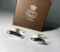 美品‼️　ジョージ・ジェンセン スターリングシルバー カフリンクス　SV925 ジョージジェンセン カフリンクス スターリングシルバー 箱 | 東京銀座