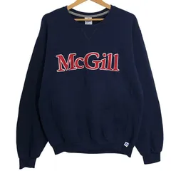 Mcgill マギル大学 長袖パーカー スウェット ブルー ネイビー 学校 