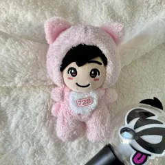 【匿名配送】ちびぬい用着ぐるみねこpink