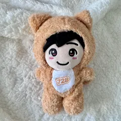 【匿名配送】ちびぬい用着ぐるみねこorange