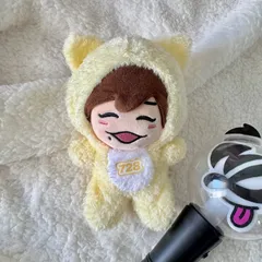 【匿名配送】ちびぬい用着ぐるみねこyellow