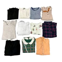 【送料無料】 レディース まとめ売り 11着 L・XLサイズ トップス シャツ ニット カーディガン