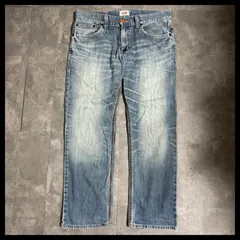 EDWIN エドウィン 403XVS デニムパンツ W34 ストレート 色落ち ヴィンテージ加工