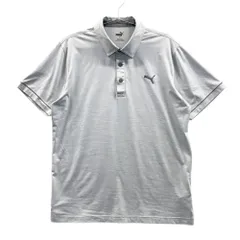 サイズ：L PUMA GOLF プーマゴルフ  半袖ポロシャツ  グレー系 [240101552972] ゴルフウェア メンズ ストスト