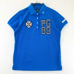 サイズ：2 PEARLY GATES パーリーゲイツ  半袖ポロシャツ  ブルー系 [240101563231] ゴルフウェア レディース ストスト