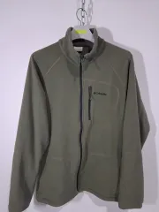 コロンビア オリーブ色 フリース ジャケット 2XL