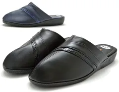 メンズサンダル 726 オフィスサンダル ヘップサンダル 防寒サンダル つっかけ 4E 幅広 日本製 前詰まり 前被り 前かぶり 普段履き 庭履き 仕事履き 事務所履き 玄関履き 履きやすい 滑りにくい 秋冬 紳士 靴 ブラック ネイビー 黒 紺