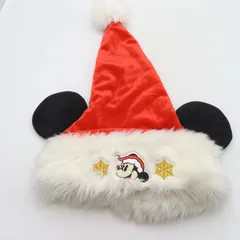 Tokyo Disney Resort 東京ディズニーリゾート ミッキー サンタ クリスマス ファンキャップ 帽子 ファー HBK1-4
