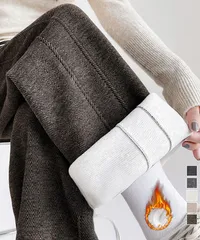 ヘリンボーン柄ワイドパンツレディース美脚