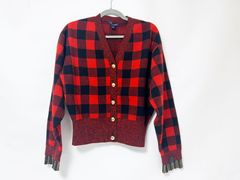 希少》Louis Vuitton グラフィックチェック ニットカーディガン - メルカリ