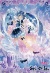 【中古】クリアポスター 初音ミク(Art by KEI) 「ジャンボカードダス/フラットガシャポン 初音ミク SNOW MIKU 2025 A5クリアビジュアルポスター」