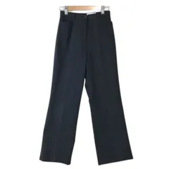 美品☆ ジョルジュ レッシュ パンツ 黒 日本製 春夏秋 XSサイズ　b721