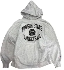 USA製 80s Champion REVERSE WEAVE HOODY XL ASH GRAY リバースウィーブ フーディ アッシュグレー  古着