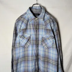 【Ralph Lauren/ラルフローレン】ウエスタンシャツ ネルシャツ 長袖シャツ　f205