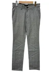 BURBERRY BLACK LABEL (バーバリーブラックレーベル) グレンチェック柄スラックスパンツ D1R01-258-06 73 グレー メンズ/045