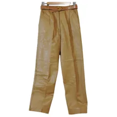 訳アリ● CORDIER コルディア 革 パンツ 春秋 Sサイズ　b726