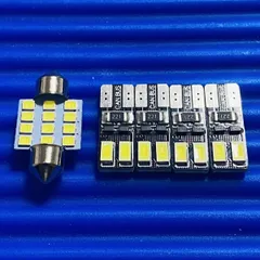 超爆光！LA300S/310S ミラ イース ルームランプ T10 LED 5個セット ホワイト ダイハツ カー用品 パーツ ライト