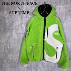 『ノースフェイス × シュプリーム』 (M) Sロゴボアフリースジャケット
