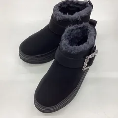 48MS0066 プラスダイアナ ＋diana ショートブーツ 厚底5cmブーツ ビジュー付きスタイルアップ