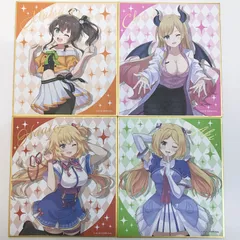 【広店】4枚 ホロライブ フェスティバルver ミニ色紙 ホロライブ 【718-3175】