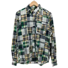 ソフネット SOPHNET. パッチワーク 総柄 ボタンダウン L/S シャツ メンズ JPN：M のサムネイル