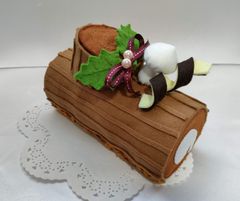 ブッシュドノエル フェイクスイーツ 食品サンプル クリスマス ケーキ