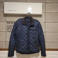 ポロラルフローレン ネイビー ポケット キルティングジャケット S