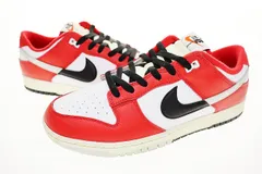 ナイキ NIKE DUNK LOW RETRO PREMIUM CHICAGO SPLIT 28.5cm DZ2536-600 ダンク ロー レトロ プレミアム シカゴ スピリット レッド ブラック 【ブランド古着ベクトル】【中古】▲■ 250412