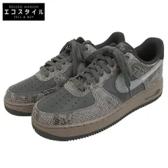 NIKE ナイキ 新品同様 Air Force 1 LV8 Snakeskin スニーカー シューズ メンズ ブラック×グレー系 27.0cm HF2898-001 9(US)