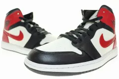 ナイキ NIKE WMNS AIR JORDAN 1 MID BLACK TOE 29cm BQ6472-160 AJ1