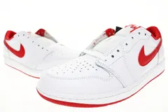 ナイキ NIKE AIR JORDAN 1 RETRO LOW OG WHITE UNIVERSITY RED 28.5cm CZ0790-161 AJ1 エア ジョーダン ロー ホワイト ユニバーシティ レッド 【ブランド古着ベクトル】【中古】▲■