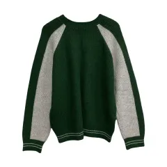 メンズXL/LOAFER バイカラー ニット