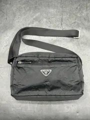 メ069 PRADA プラダ ショルダーバッグ ファッション 小物 バッグ ブラック ブランド