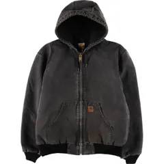 古着 カーハート Carhartt アクティブジャケット 中綿入り ダックフルジップパーカー メンズM相当/eaa597007