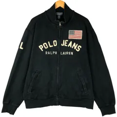 古着 ~00年代 ラルフローレン Ralph Lauren POLO JEANS COMPANY 星条旗柄 フルジップスウェットシャツ トレーナー メンズXL相当/eaa597936