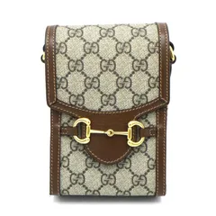 グッチ GUCCI 【 625615 】 GGスプリーム ホースビット PVC レザー ショルダー バッグ ポーチ　45880