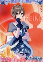 【中古】クリアポスター MEIKO(Art by みすみ) 「ジャンボカードダス/フラットガシャポン 初音ミク SNOW MIKU 2025 A5クリアビジュアルポスター」