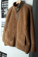 (L-XL) ユニクロ ホワイトマウンテニアリング フリース ハーフジップ -15F3C