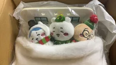 MO-00283 ちいかわ ハッピーホリデーなおやすみベッドと繋がるマスコットセット