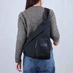 エムエムシックス メゾンマルジェラ MM6 MAISON MARGIELA ショルダーバッグ ボディバッグ クロスボディ ポケットナイロンスリングバッグ ジャパニーズ SB5WG0019P8504 T8013 BLACK