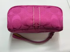 COACH　コーチ　ミニ　ポーチ　ピンク