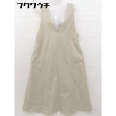 ◇ KBF ケービーエフ URBAN RESEARCH ノースリーブ ロング ジャンパー スカート サイズO ベージュ レディース 【中古】 【1106080008185】